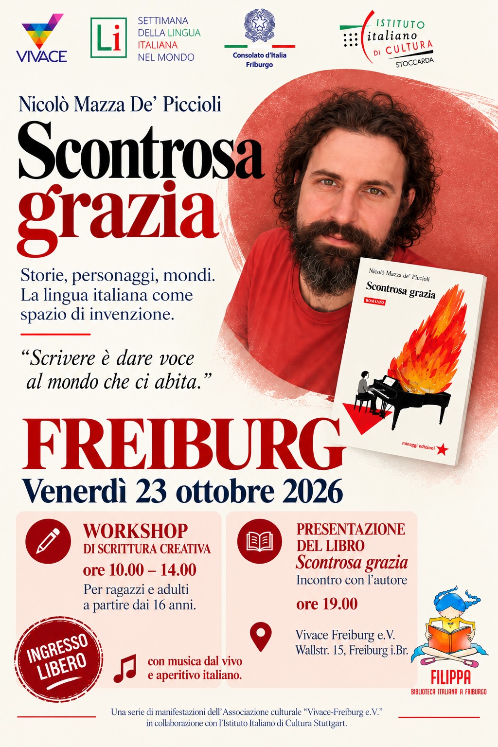 Scontrosa grazia: Un viaggio tra parole, storie e creatività a Friburgo!